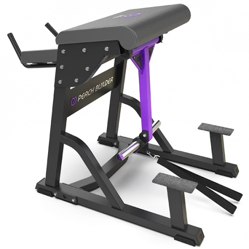 Обратная гиперэкстензия серии Peach Builder PB407 на свободных весах (нагружаемая дисками 50мм)