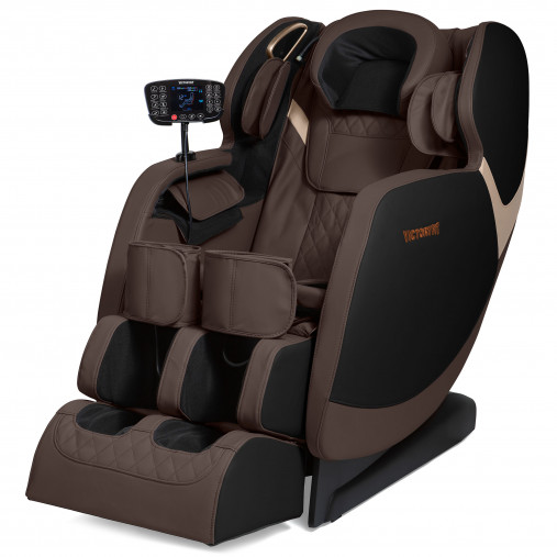 Массажное кресло VictoryFit VF-M76 Brown (цвет обивки: коричневый) Массажное кресло VictoryFit VF-M76 Brown (цвет обивки: коричневый)