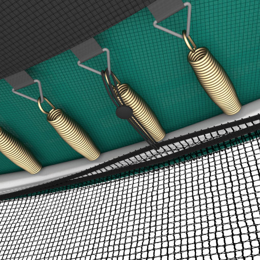 Батут пружинный с защитной сеткой UNIX line SUPREME GAME 14ft + Basketball Батут пружинный с защитной сеткой UNIX line SUPREME GAME 14ft + Basketball