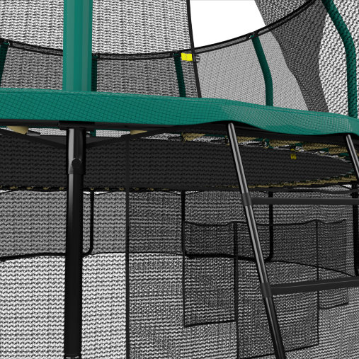 Батут пружинный с защитной сеткой UNIX line SUPREME GAME 14ft + Basketball Батут пружинный с защитной сеткой UNIX line SUPREME GAME 14ft + Basketball