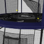 Батут пружинный с защитной сеткой UNIX line SUPREME GAME 16ft (зеленый) + баскетбольный набор