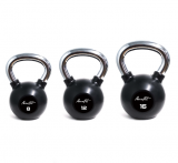 Гиря обрезиненная с хромированной рукояткой, AeroFit, 36кг. Гиря обрезиненная с хромированной рукояткой, AeroFit, 36кг.