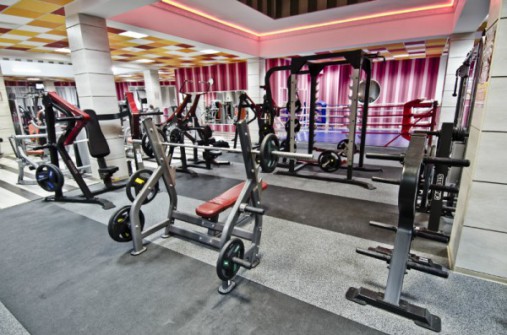 Олимпийская горизонтальная скамья со стойками AeroFit IT IT714 