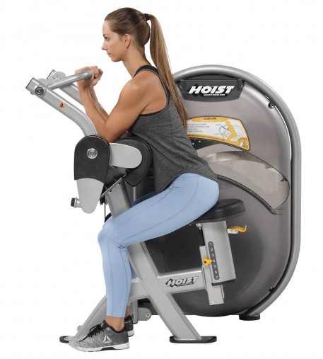 Силовой тренажер Бицепс сидя HOIST CL-3102 (матовый черный/черный) грузоблочный со встроенным стеком 91 кг Силовой тренажер Бицепс сидя HOIST CL-3102 (матовый черный/черный) грузоблочный со встроенным стеком 91 кг