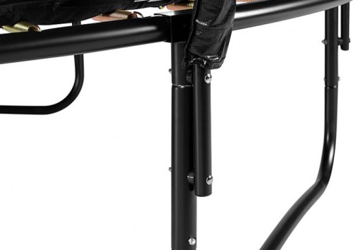 Батут Hasttings Air Game Basketball 15FT (4,6 м) "зеленый" с баскетбольным кольцом + внутренней сеткой и двухсторонним защитным матом (зеленый/синий)