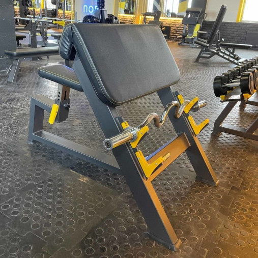 Скамья для бицепса с сиденьем. Скамья Скотта DHZ (Seated Preacher Curl) A-3044 Скамья для бицепса с сиденьем. Скамья Скотта DHZ (Seated Preacher Curl) A-3044
