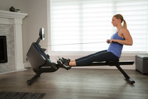 Гребной тренажер электромагнитный Horizon Oxford 6 для домашних тренировок Гребной тренажер электромагнитный Horizon Oxford 6 для домашних тренировок