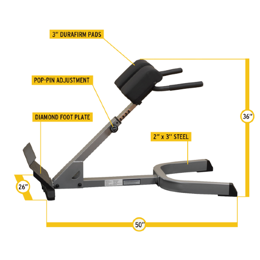 Гиперэкстензия спины Body-Solid GHYP345 (наклон 45°) Гиперэкстензия спины Body-Solid GHYP345 (наклон 45°)