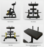 Сгибание ног стоя BRONZE GYM PL-1714
