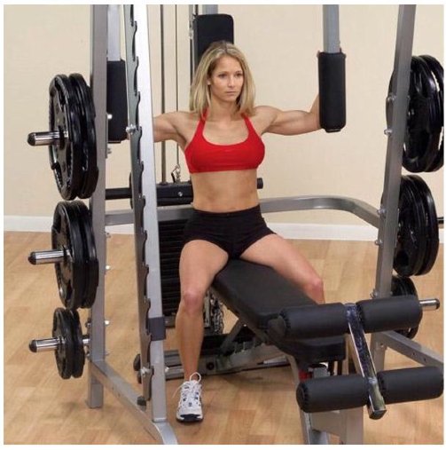 Силовой комплекс на базе 348 машины Смита Body-Solid GS348QP4 (без встроенного стека 90кг) Силовой комплекс на базе 348 машины Смита Body-Solid GS348QP4 (без встроенного стека 90кг)