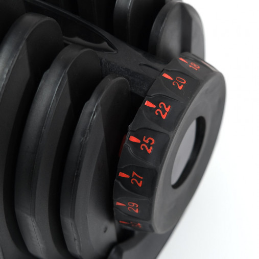 Пара гантелей с регулировкой веса Liveup LS2315 (5-40 кг) на подставке Пара гантелей с регулировкой веса Liveup LS2315 (5-40 кг) на подставке