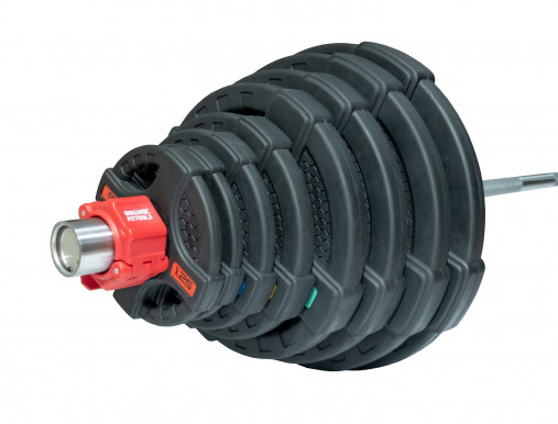 Штанга олимпийская наборная 180 кг OFT (диски 50 мм с двумя хватами (2hgp), усил. гриф олимп. хром. 220 см) Штанга олимпийская наборная 180 кг OFT (диски 50 мм с двумя хватами (2hgp), усил. гриф олимп. хром. 220 см)