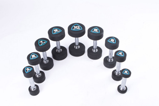 Гантели в уретане LIVEPRO Studio Dumbbells 1-10 кг (10 пар) вес набора: 110 кг Гантели в уретане LIVEPRO Studio Dumbbells 1-10 кг (10 пар) вес набора: 110 кг