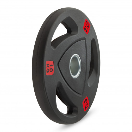 Диск 51 мм. NEO полиуретановый с 3-мя хватами VictoryFit олимпийский 10 кг