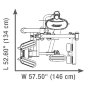 Ягодичные мышцы HOIST ROC-IT RS-1412 грузоблочный тренажер, серебряный/зеленый