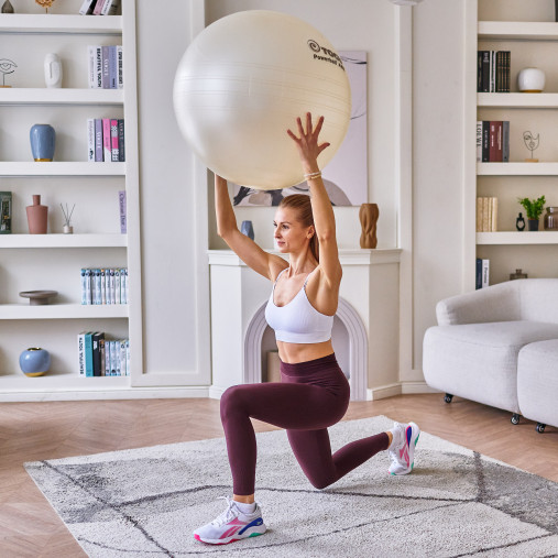 Гимнастический мяч TOGU ABS Powerball 65 см серебряный Гимнастический мяч TOGU ABS Powerball 65 см серебряный