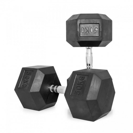 Гантель неразборная гексагональная VictoryFit VF-H550 (55 кг) Гантель неразборная гексагональная VictoryFit VF-H550 (55 кг)