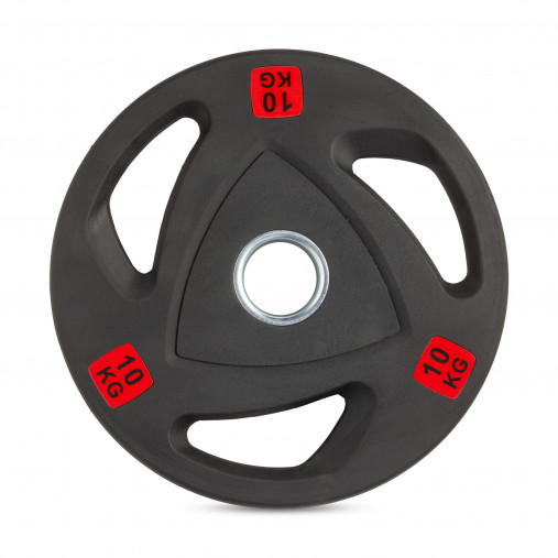 Набор дисков 51 мм. с 3-мя хватами от 2,5-25 кг VictoryFit (155 кг, 6 пар) серии ST с полиуретановым покрытием