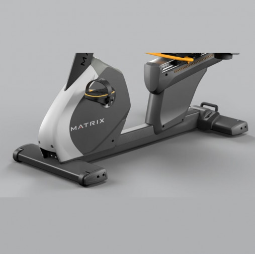 Горизонтальный велотренажер Matrix Performance. Консоль Premium LED