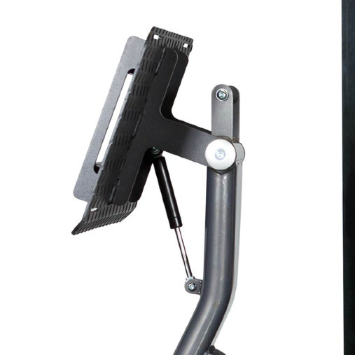 Подвижная платформа для ног с газовыми амортизаторами позволяет найти удобное положение пользователей с разным ростом Подвижная платформа для ног с газовыми амортизаторами позволяет найти удобное положение пользователей с разным ростом