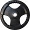 Диск обрезиненный черный, тройной хват, D 51 мм, 25 кг