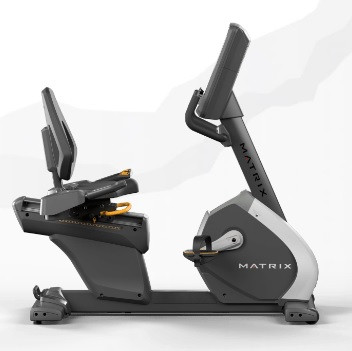 Горизонтальный велотренажер Matrix Performance. Консоль Touch Base Горизонтальный велотренажер Matrix Performance. Консоль Touch Base