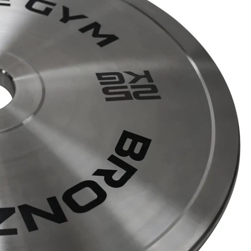 Набор олимпийских дисков 51 мм BRONZE GYM 2,5-25 кг (155 кг) сталь Набор олимпийских дисков 51 мм BRONZE GYM 2,5-25 кг (155 кг) сталь