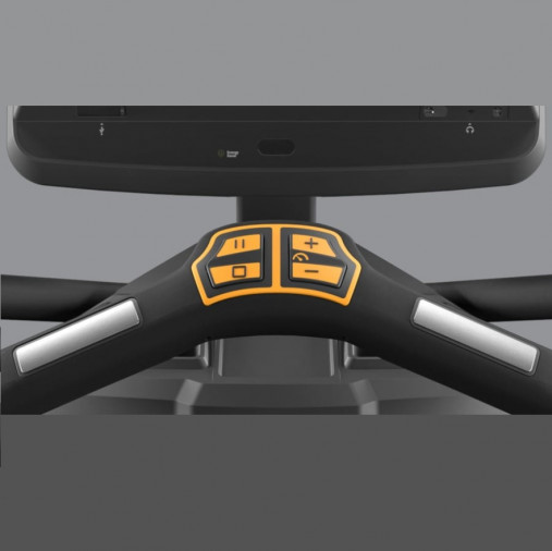 Вертикальный велотренажер Matrix Performance. Консоль Premium LED