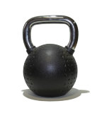 Гиря 20 кг с хромированной ручкой полиуретановая (CPU)