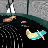 Батут UNIX line 12 ft (3.66 м) SUPREME GAME (green)