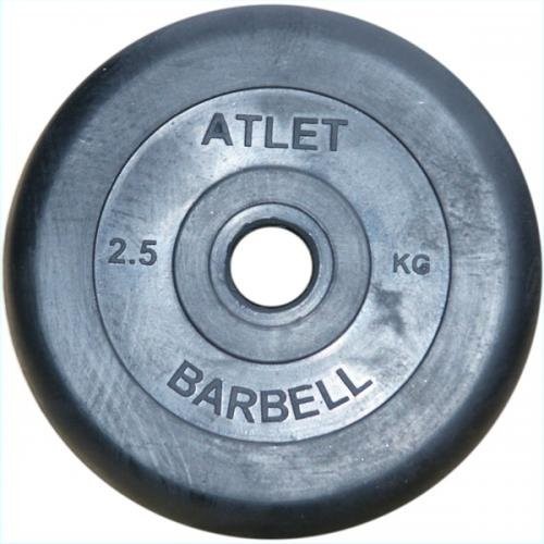Набор обрезиненных дисков, черные MB Barbell, D-51 мм, 1,25-25 кг, АТЛЕТ (общий вес 157,5 кг) Набор обрезиненных дисков, черные MB Barbell, D-51 мм, 1,25-25 кг, АТЛЕТ (общий вес 157,5 кг)