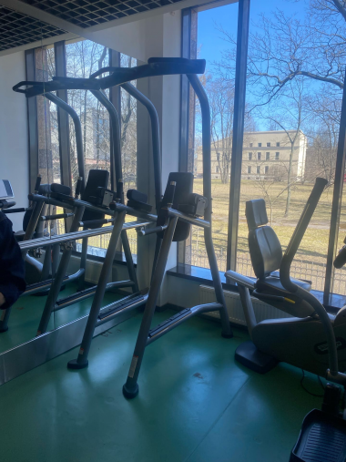 Пример товара в собранном виде силами сборщиков ФитнесДоктор - Турник-Пресс-Брусья Matrix Magnum A63C SILVER