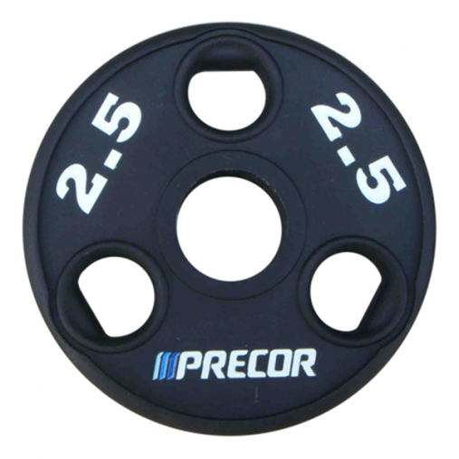 Набор дисков 51 мм. с 3-мя хватами от 2,5-25 кг в уретане PRECOR