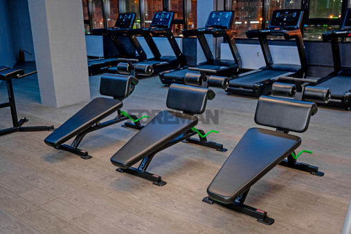 Скамья для пресса FOREMAN FW-512 черная рама, черная обивка Скамья для пресса FOREMAN FW-512 черная рама, черная обивка