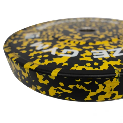 Диск бамперный BRONZE GYM камуфляж желтый 15 кг арт. BGBMC15