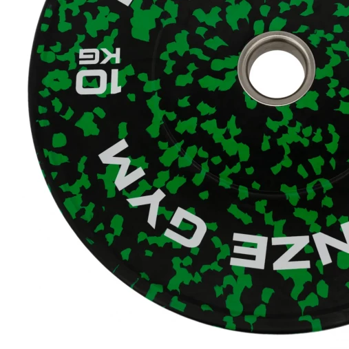 Диск бамперный BRONZE GYM камуфляж зеленый 10 кг арт. BGBMC10 Диск бамперный BRONZE GYM камуфляж зеленый 10 кг арт. BGBMC10