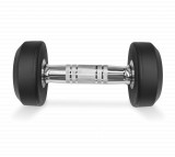 Набор обрезиненных гантелей BRONZE GYM (пара) 27.5-50 кг - 10 пар, шаг 2,5 кг